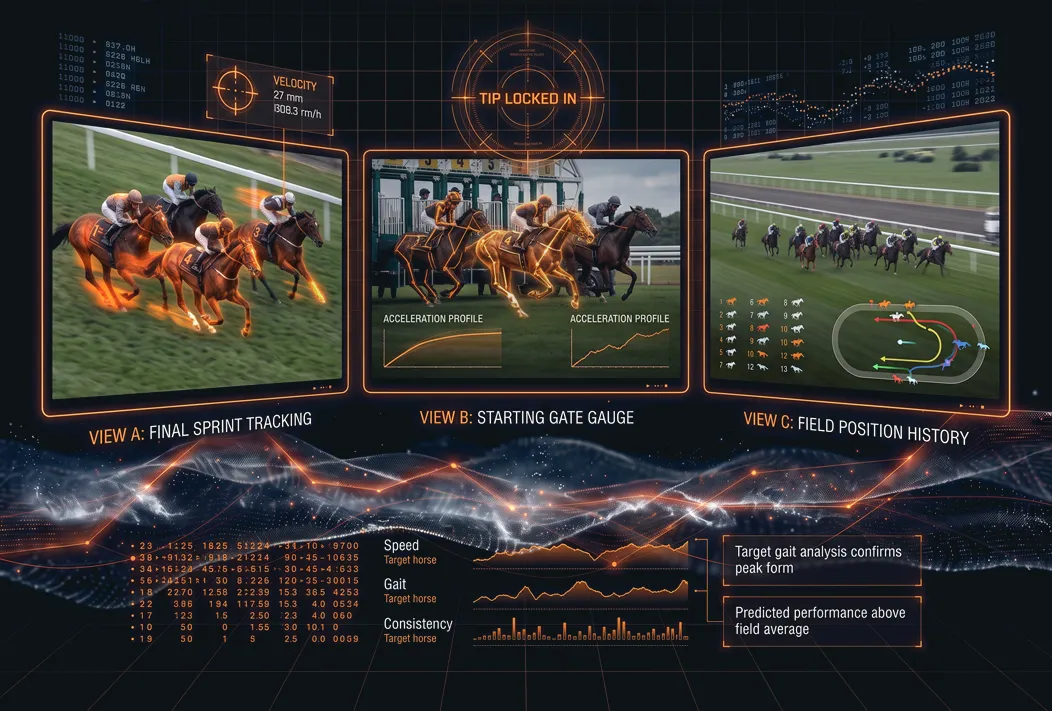 Video analysis views A B C